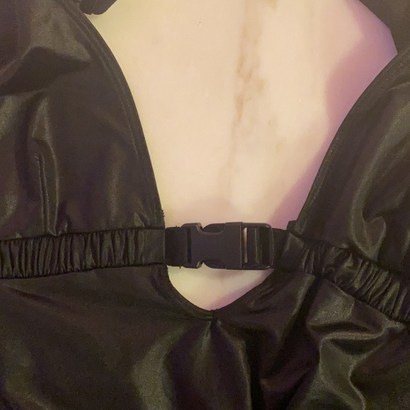 One piece body suit fake leather - Picture 3 of 4